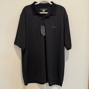 NWT Greg Norman Collection Black Polo Shirt